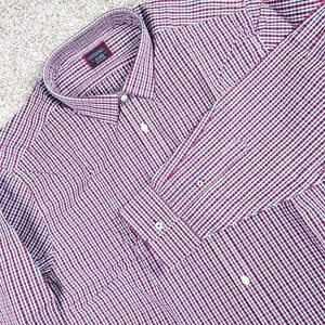 UNTUCKit Men's XX-Large Amberhill Gingham‎ Checkered Long Sleeve Button Down